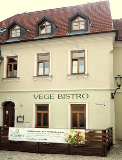 Vege bistro v židovské čtvrti Třebíč