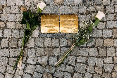 Uctění památky obětí holocaustu v Třebíči