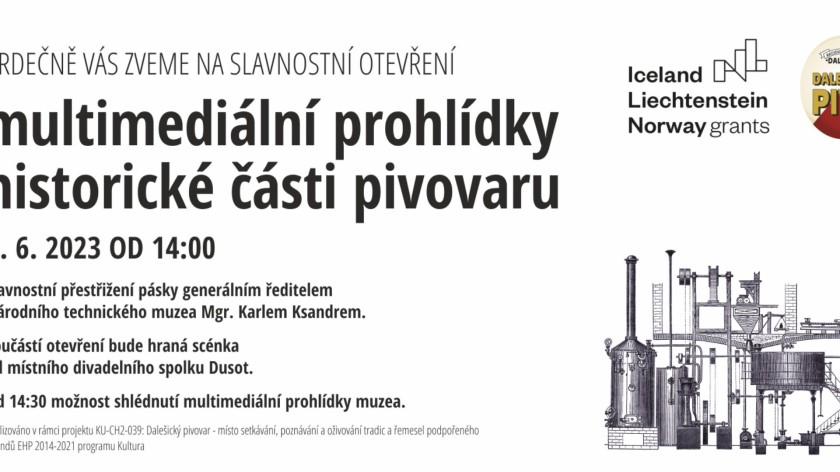 Multimediální prohlídky historické části pivovaru