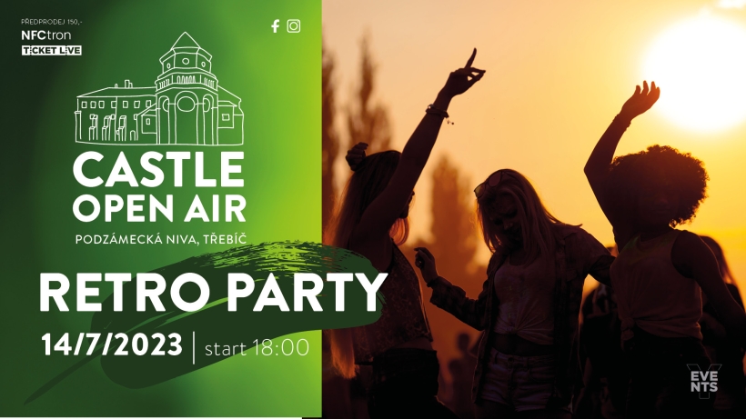 Castle open air retro party