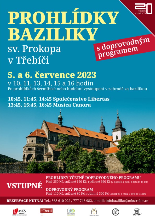 Doprovodné prohlídky baziliky sv. Prokopa