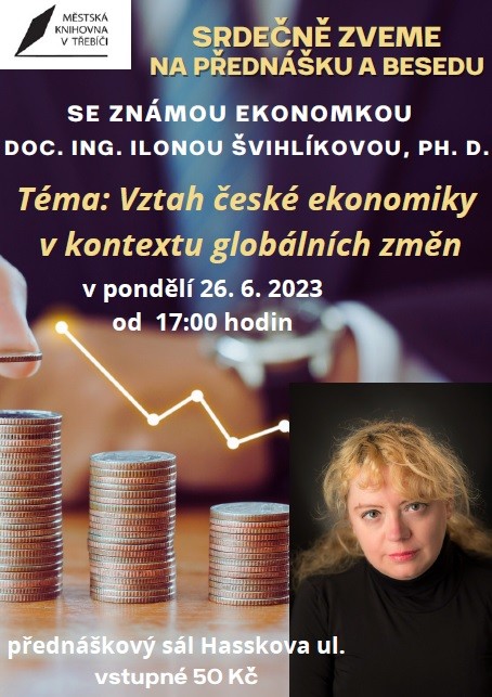 Přednáška a beseda se známou ekonomkou