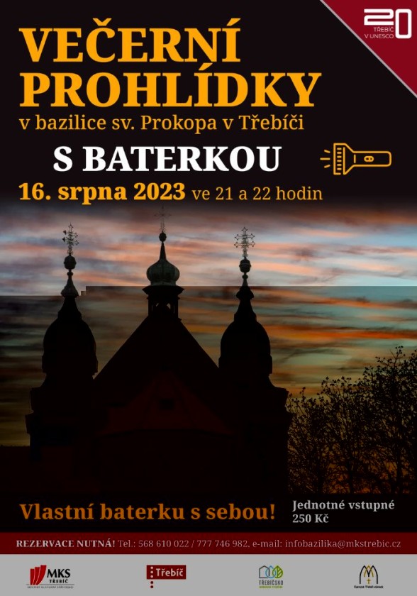 VEČERNÍ PROHLÍDKY S BATERKOU