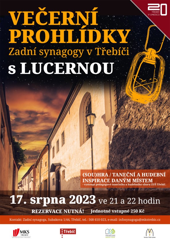 VEČERNÍ PROHLÍDKY S LUCERNOU