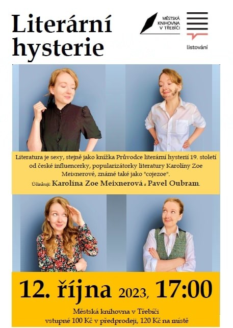 LITERÁRNÍ HYSTERIE LITERÁRNÍ HYSTERIE