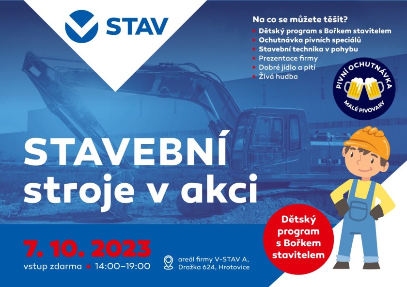 STAVEBNÍ STROJE V AKCI
