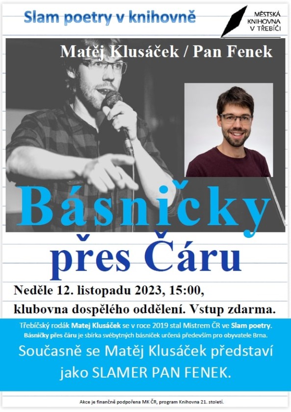 SLAM POETRY V KNIHOVNĚ