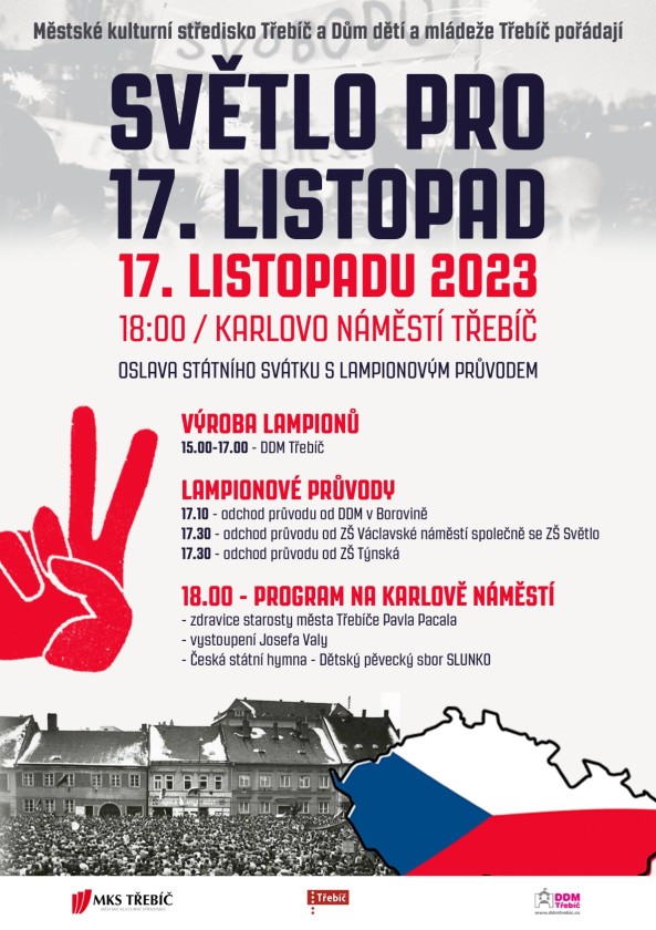 SVĚTLO PRO 17. LISTOPAD
