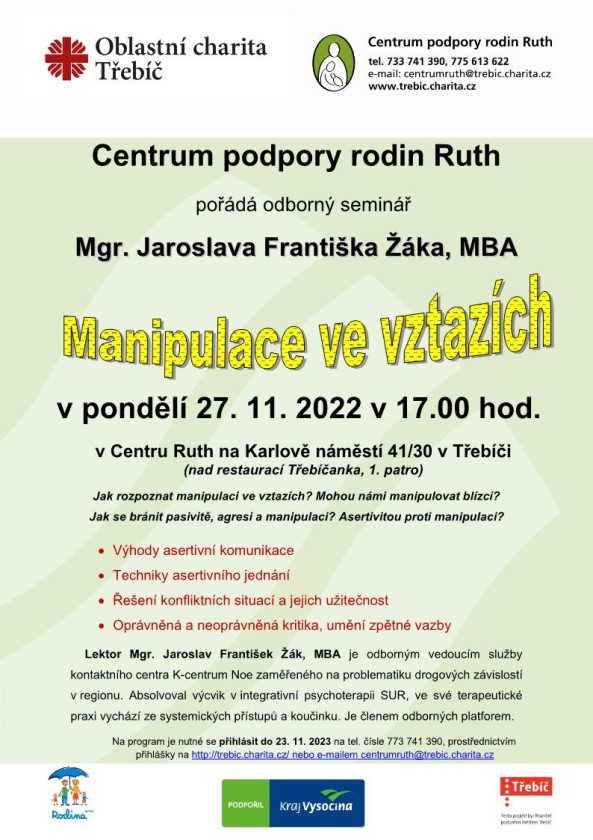 MANIPULACE VE VZTAZÍCH