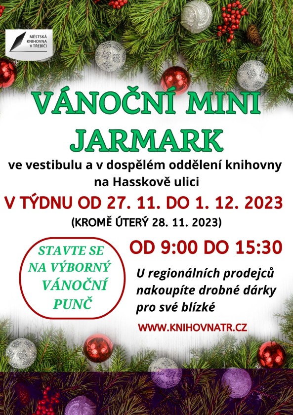 VÁNOČNÍ MINI JARMARK VÁNOČNÍ MINI JARMARK