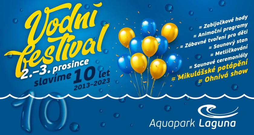 10. VÝROČÍ AQUAPARKU 10. VÝROČÍ AQUAPARKU