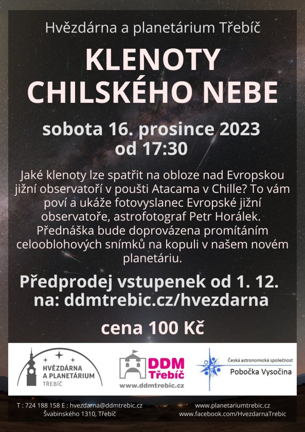 KLENOTY CHILSKÉHO NEBE