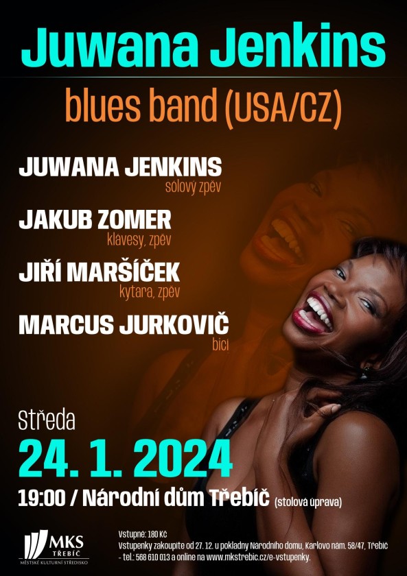 JUWANA JENKINS Blues Band (USA/CZ)