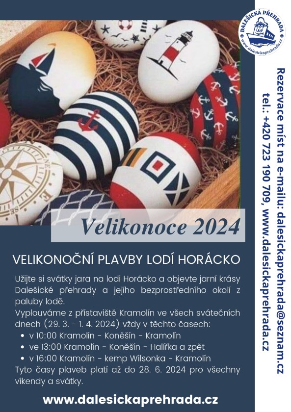 VELIKONOČNÍ PLAVBY 2024