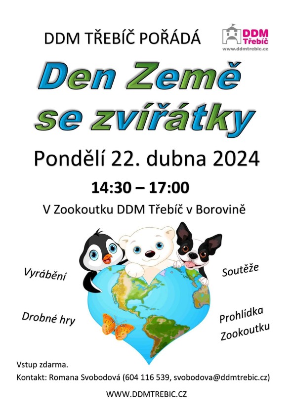 DEN ZEMĚ SE ZVÍŘÁTKY