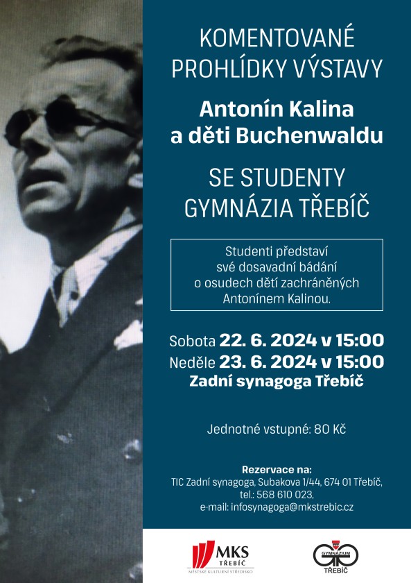 KOMENTOVANÁ PROHLÍDKA VÝSTAVY ANTONÍN KALINA A DĚTI BUCHENWALDU