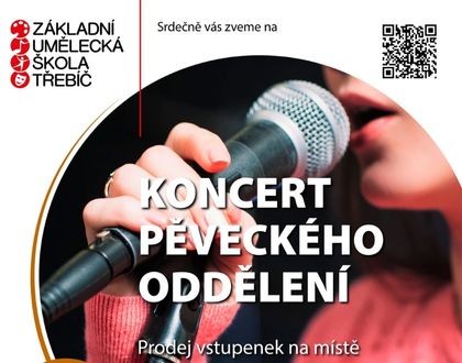 Koncert pěveckého oddělení