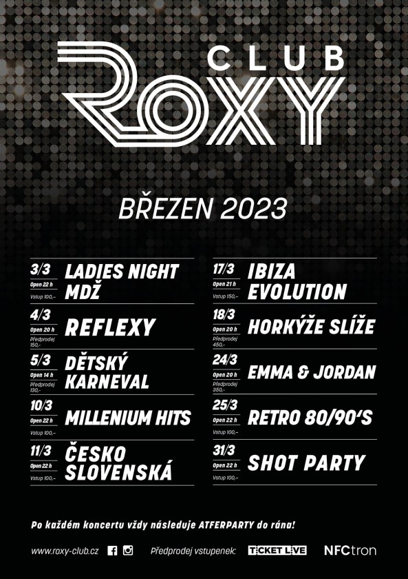 Program Roxy clubu - březen Program Roxy clubu - březen