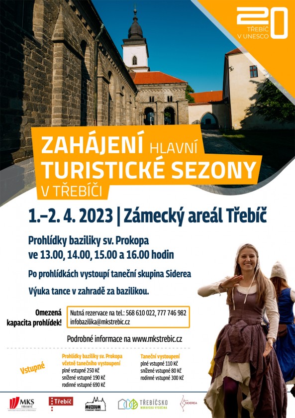 Zahájení hlavní turistické sezóny v Třebíči Zahájení hlavní turistické sezóny v Třebíči