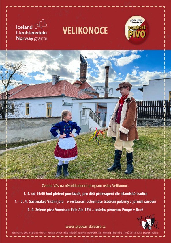 Velikonoce v Dalešickém pivovaru
