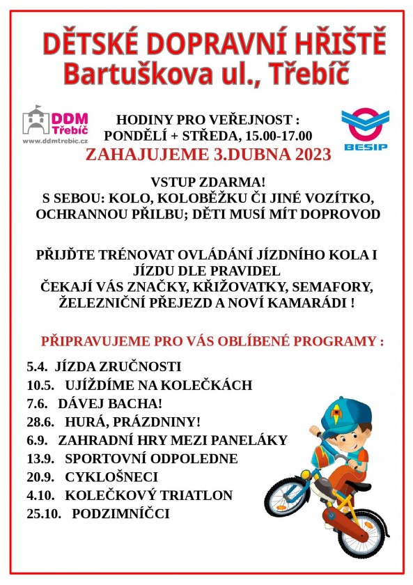 Otevření dopravního hřiště + Jízda zručnosti