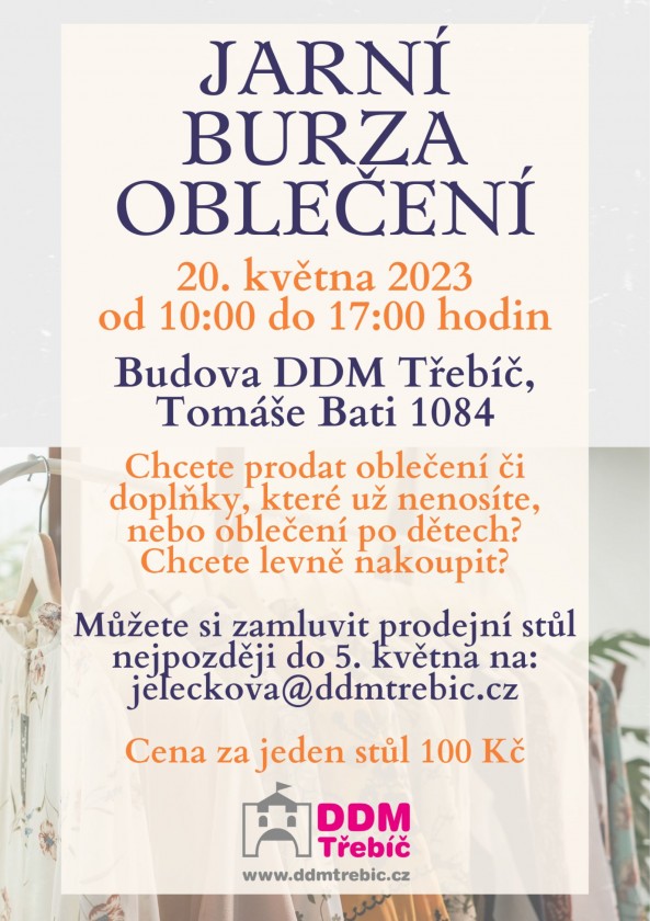 Jarní burza oblečení