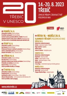 Program oslavy 20 let UNESCO v Třebíči