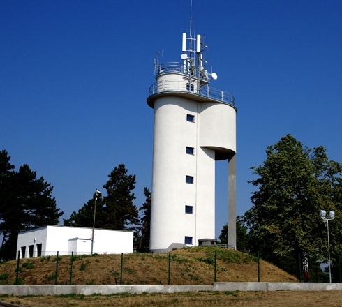 Wasserturm auf dem Kostelíček-Hügel in Třebíč