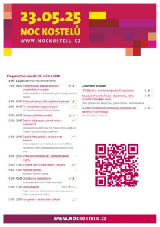 Noc kostelů Třebíč 2025 program
