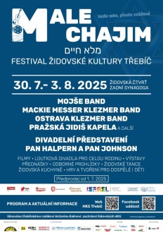 Male chajim 2025, plakát, Třebíč