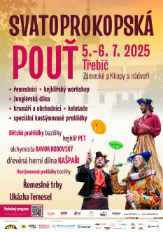 Svatoprokopská pouť Třebíč 2025 - plakát