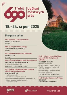 Plakát-Oslavy 690 let od udělení městských práv
