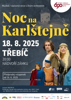 Noc na Karlštejně v Třebíči - plakát