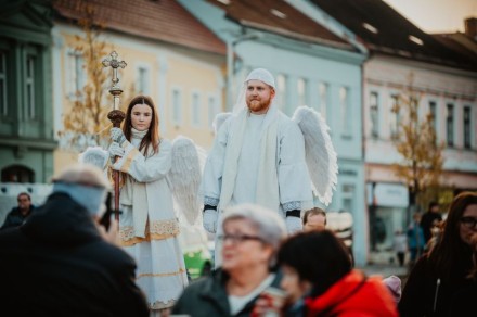 Vánoční náměstí v Třebíči