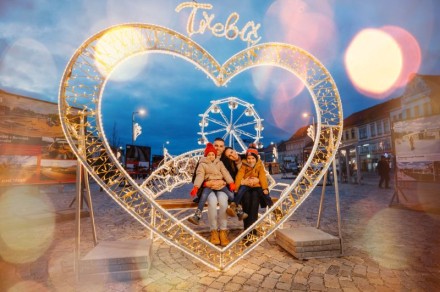 Vánoční Fotokoutek na Karlově náměstí v Třebíči