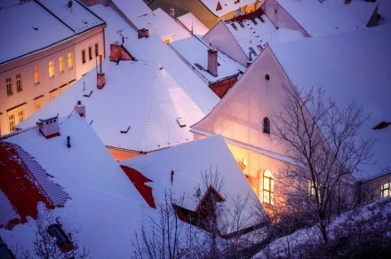 Zimní židovská čtvrť