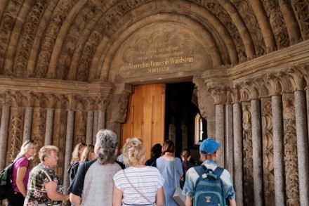 Prohlídka baziliky sv. Prokopa Třebíč - vstupní portál