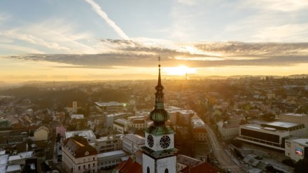 Věž při kostele sv. Martina v Třebíči