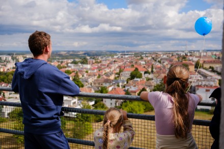 Výhled z Vodojemu Kostelíček Třebíč