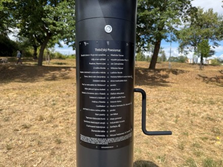 Obsah třebíčského Poesiomatu