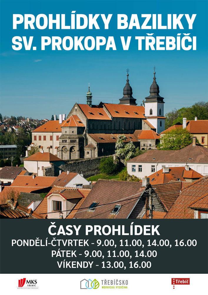 Prohlídky baziliky sv. Prokopa v Třebíči