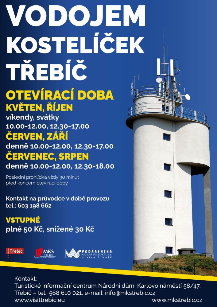 Vodojem kostelíček Třebíč