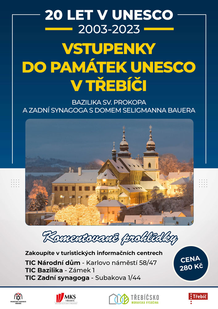 Vstupenky na akce v Třebíči v roce 2023